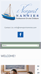 Mobile Screenshot of newportnannies.com